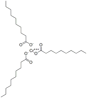 Chromium (III) decanoate Struktur