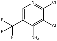 2,3-Dichloro-5-(trifluoromethyl)-4-pyridinamine Struktur