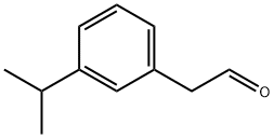 Benzeneacetaldehyde, 3-(1-methylethyl)- (9CI) Struktur