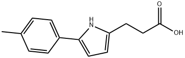 3-(5-P-TOLYL-1 H-PYRROL-2-YL)-PROPIONIC ACID Struktur