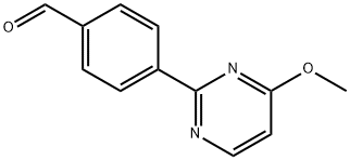 4-(4-METHOXYPYRIMIDIN-2-YL)BENZALDEHYDE Struktur