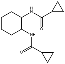 Cyclopropanecarboxamide, N,N-1,2-cyclohexanediylbis- (9CI) Struktur