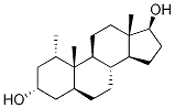 1α-Methyl-5α-androstan-3α,17β-diol Struktur