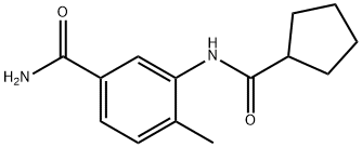 Benzamide, 3-[(cyclopentylcarbonyl)amino]-4-methyl- (9CI) Struktur