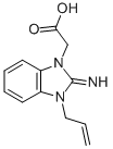 (3-ALLYL-2-IMINO-2,3-DIHYDRO-BENZOIMIDAZOL-1-YL)-ACETIC ACID Struktur