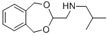 (5,9-DIHYDRO-6,8-DIOXA-BENZOCYCLOHEPTEN-7-YLMETHYL)-ISOBUTYL-AMINE Struktur