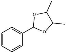 4,5-Dimethyl-2-phenyl-1,3-dioxolane Struktur