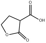 2-oxooxolane-3-carboxylic acid Struktur