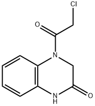 4-(2-CHLORO-ACETYL)-3,4-DIHYDRO-1H-QUINOXALIN-2-ONE Struktur