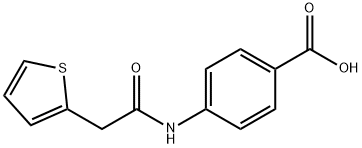 4-(2-THIOPHEN-2-YL-ACETYLAMINO)-BENZOIC ACID Struktur