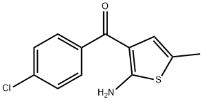 2-AMINO-3-CHLOROBENZOYL-5-METHYLTHIOPHENE Struktur