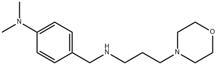 DIMETHYL-(4-[(3-MORPHOLIN-4-YL-PROPYLAMINO)-METHYL]-PHENYL)-AMINE Struktur