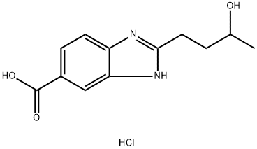 2-(3-HYDROXY-BUTYL)-1H-BENZOIMIDAZOLE-5-CARBOXYLIC ACID Struktur