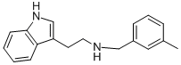 [2-(1 H-INDOL-3-YL)-ETHYL]-(3-METHYL-BENZYL)-AMINE Struktur