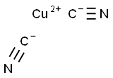 copper(II) cyanide Struktur