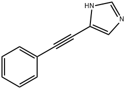 1H-Imidazole,  4-(phenylethynyl)-  (9CI) Struktur