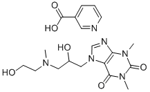 Xanthinol nicotinate Struktur