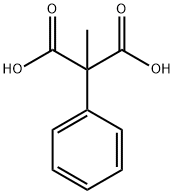 METHYLPHENYLMALONIC ACID Struktur