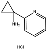 1-(Pyridin-2-yl)cyclopropanamine hydrochloride, 437985-36-9, 結(jié)構(gòu)式