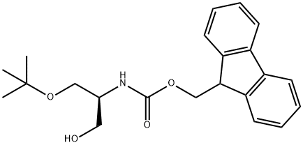 N-FMOC-(S)-2-AMINO-3-T-BUTOXY-1-PROPANOL Struktur