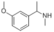 Benzenemethanamine, 3-methoxy-N,alpha-dimethyl- (9CI) Struktur