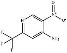 5-nitro-2-(trifluoroMethyl)pyridin-4-aMine Struktur