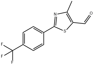 4-METHYL-2-[4-(TRIFLUOROMETHYL)PHENYL]-1,3-THIAZOLE-5-CARBALDEHYDE price.