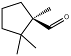 Cyclopentanecarboxaldehyde, 1,2,2-trimethyl-, (1R)- (9CI) Struktur