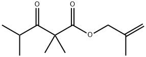 2,2,4-Trimethyl-3-oxovaleric acid 2-methylallyl ester Struktur