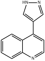 4-(1H-PYRAZOL-4-YL)QUINOLINE
 Struktur