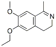 Isoquinoline, 6-ethoxy-3,4-dihydro-7-methoxy-1-methyl- (9CI) Struktur