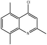 4-CHLORO-2,5,8-TRIMETHYL-QUINOLINE Struktur