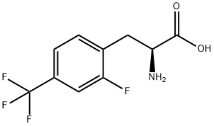 2-Fluoro-4-(trifluoromethyl)-Dl-phenylalanine Struktur