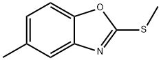 2-Methylthio-5-methylbenzoxazole Struktur