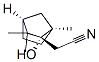 Bicyclo[2.2.1]heptane-2-acetonitrile, 2-hydroxy-1,3,3-trimethyl-, (1R,2S,4S)- (9CI) Struktur