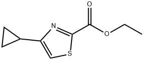 Ethyl  4-Cyclopropyl-1,3-thiazole-2-carboxylate Struktur