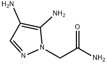 1H-Pyrazole-1-acetamide,  4,5-diamino- Struktur