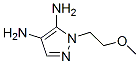 1H-Pyrazole-4,5-diamine,  1-(2-methoxyethyl)- Struktur