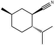 Cyclohexanecarbonitrile, 5-methyl-2-(1-methylethyl)-, (1R,2S,5R)- (9CI) Struktur