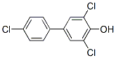 4-HYDROXY-3,4',5-TRICHLOROBIPHENYL Struktur