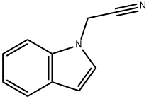 1H-Indole-1-acetonitrile(9CI) Struktur