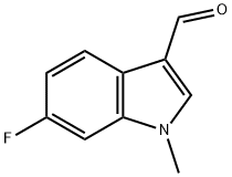 6-FLUORO-1-METHYL-1H-INDOLE-3-CARBALDEHYDE Struktur