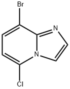 IMidazo[1,2-a]pyridine, 8-broMo-5-chloro- Struktur