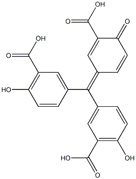 5,5'-(3-Carboxy-4-oxocyclohexa-2,5-dienylidenmethylen)disalicylsure