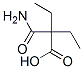 2-(Aminocarbonyl)-2-ethylbutyric acid Struktur