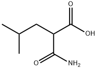 Pentanoic  acid,  2-(aminocarbonyl)-4-methyl- Struktur