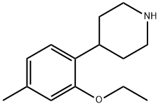 Piperidine, 4-(2-ethoxy-4-methylphenyl)- (9CI) Struktur