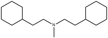 N-(2-Cyclohexylethyl)-N-methyl-2-cyclohexylethanamine Struktur