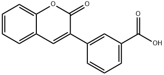 3-(2-OXO-2H-CHROMEN-3-YL)-BENZOIC ACID Struktur