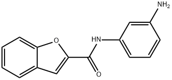 2-Benzofurancarboxamide,N-(3-aminophenyl)-(9CI) Struktur